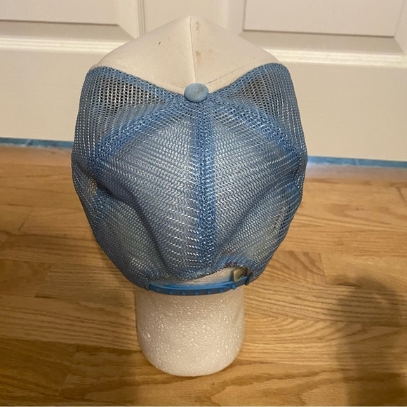 Vintage Texas the Lonestar State Trucker Hat Mesh Snap Back Blue - Picture 4 of 11